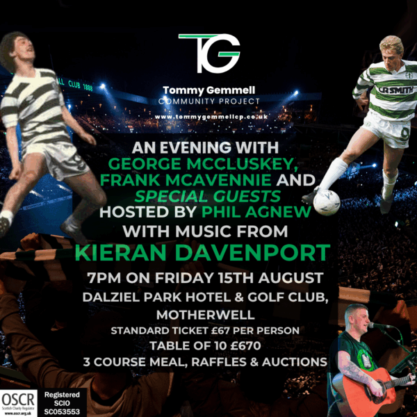 An Evening with George McCluskey, Frank McAvennie & Special Guests